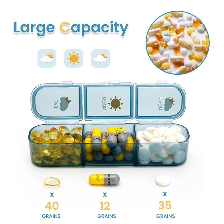 21/28 Grids Weekly Pill Box