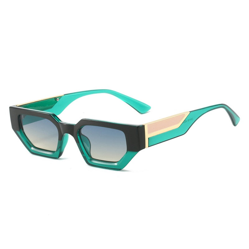 Wrap Sunglasses with Gradient Lens