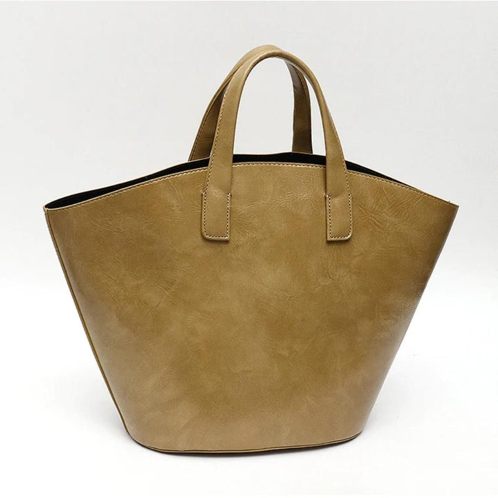 Elegant Vegan Leather Tote Bag