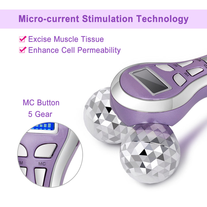 4D Micro-current Vibration Facial Massager