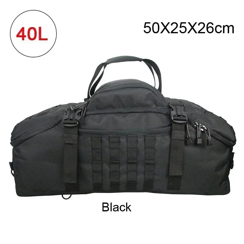 Ultimate 3-in-1 Military Tactical Backpack - Waterproof Duffle Bag for Outdoor Adventures