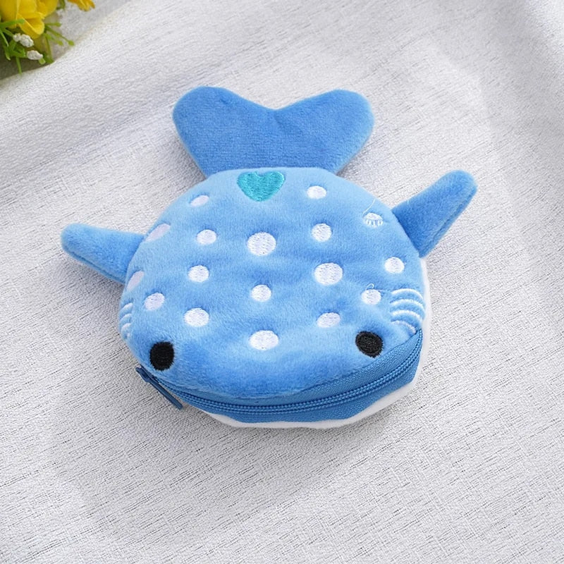 Kawaii Whale Shark Plush Coin Purse