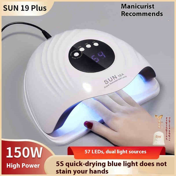 Upgraded Nail Art Phototherapy Lamp Blue Light