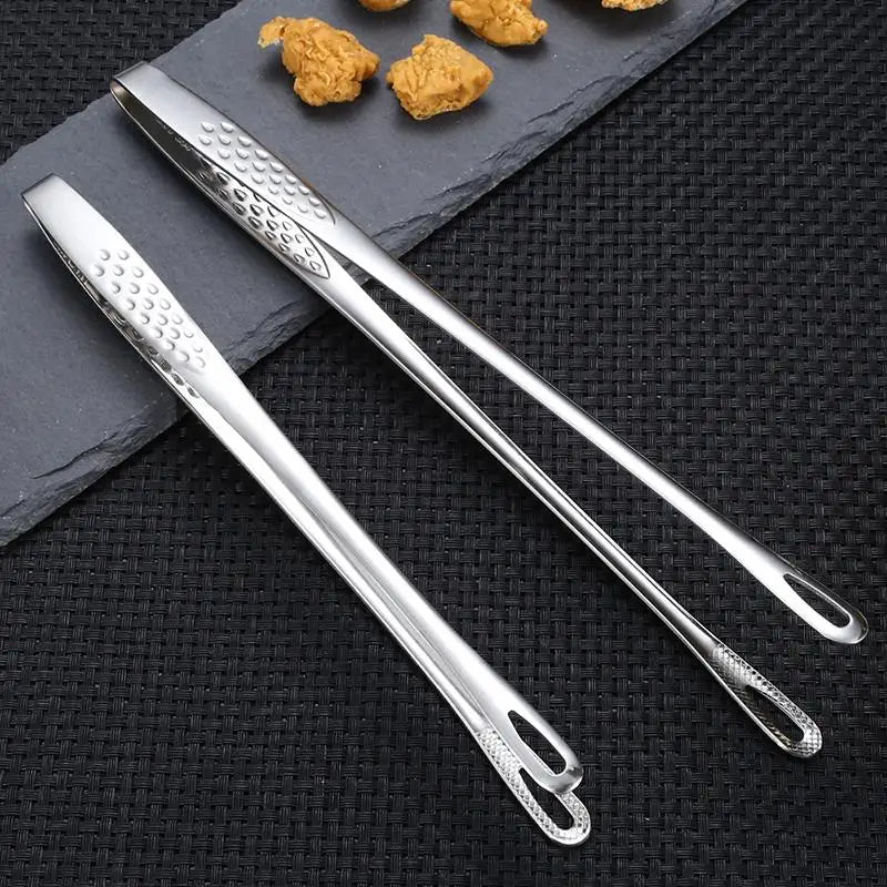 Long Handle Stainless Steel Food Tongs