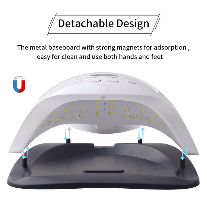 Nail Phototherapy Lamp 90W, Multiple Timing 42 Pieces