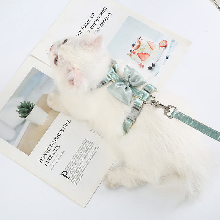 Adjustable Cat Harness and Leash Set