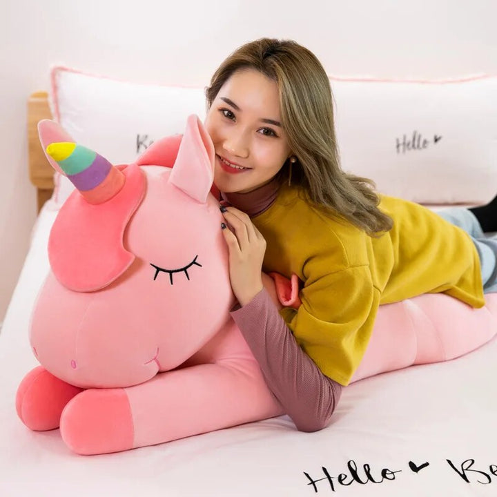 Adorable Cartoon Unicorn Plush Toy - Perfect for Magical Cuddles!