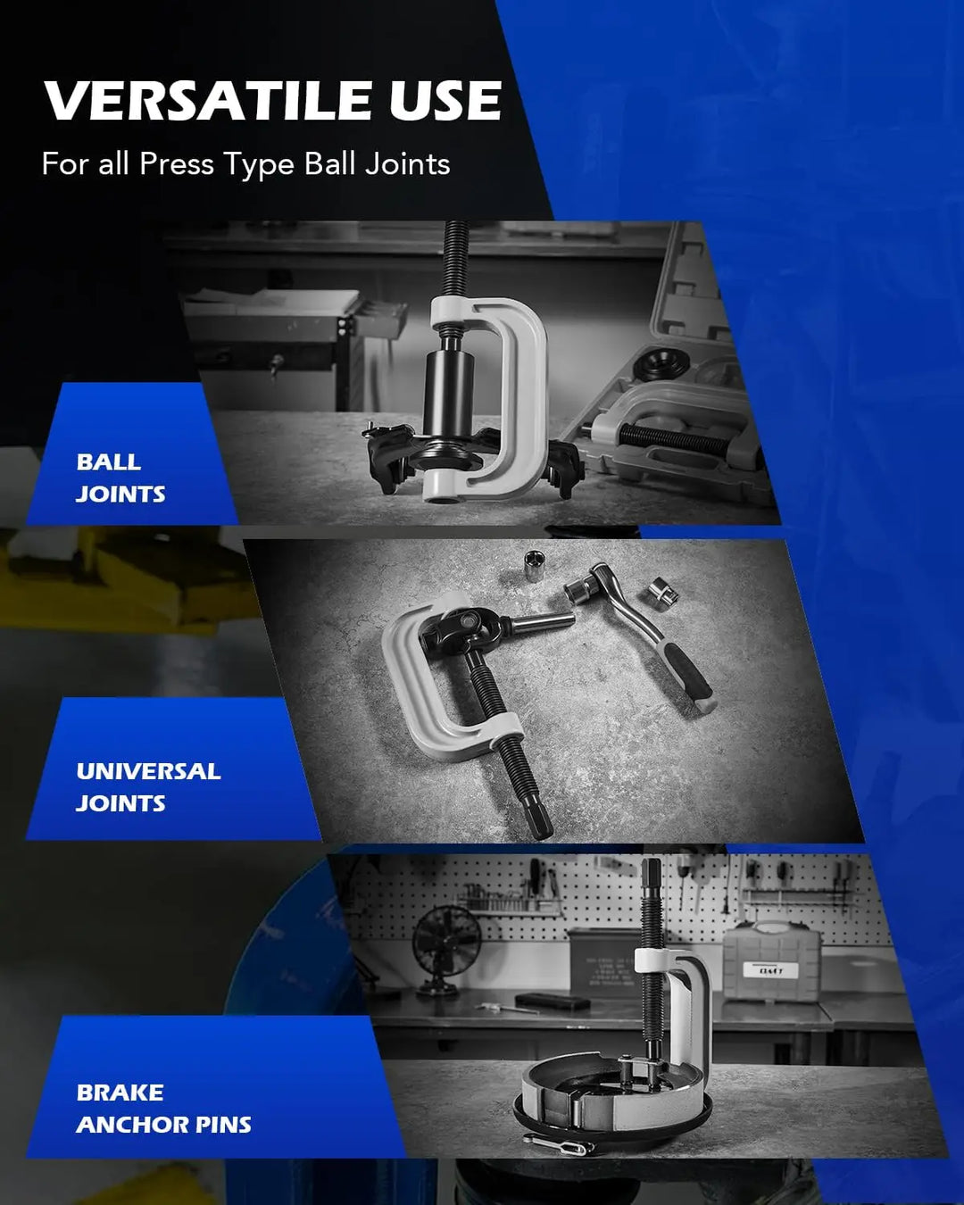 23pc Master Ball Joint Press & U-Joint Removal Kit