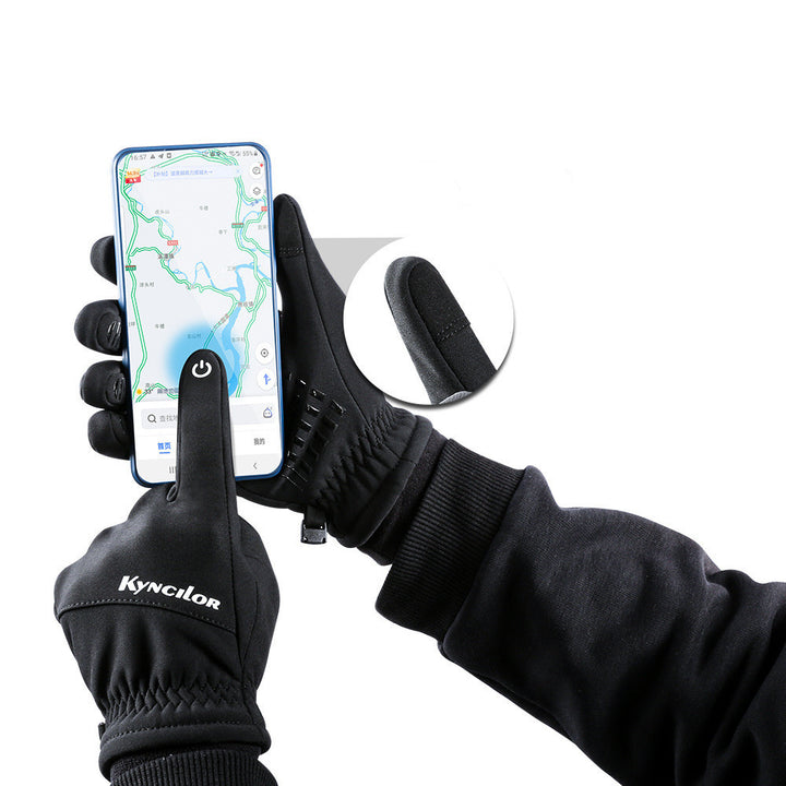 Anti Splash Thickened Ski Touch Screen Gloves