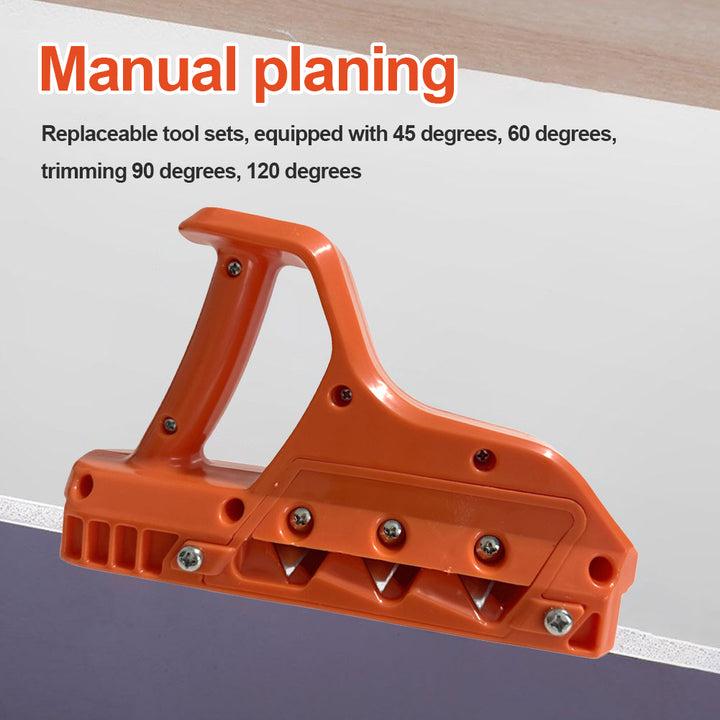 Drywall Hand Plane with 45/60 Degree Adjustable Blade - Precision Chamfer Woodworking Tool