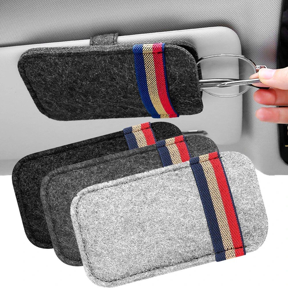 Universal Car Visor Sunglasses Holder