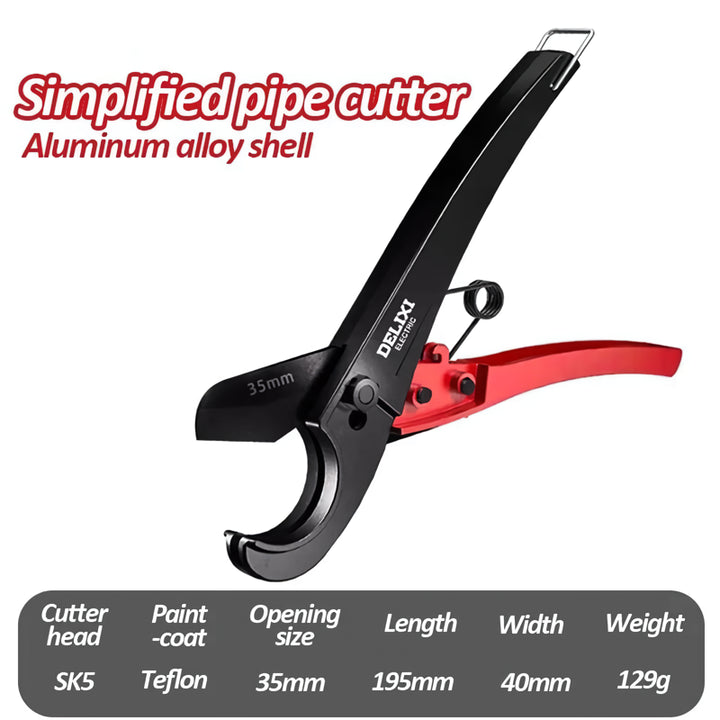 Durable Pipe Cutter with SK5 Material and Ratchet Mechanism