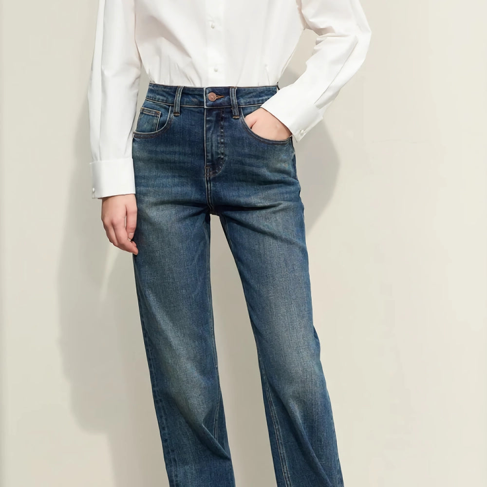 Minimalist Straight Jeans for Women