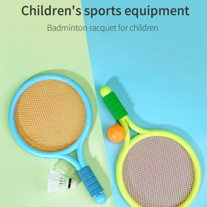 Kids Badminton and Tennis Racket Set