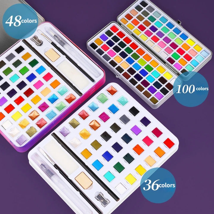 Solid Watercolor Paint Set