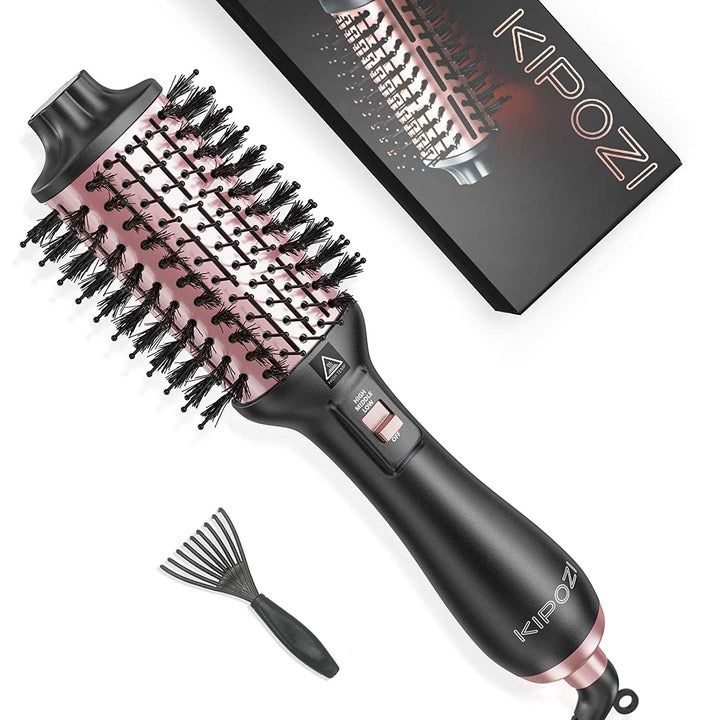 4-in-1 Hot Air Brush Blow Dryer for Voluminous Curls and Reduced Frizz