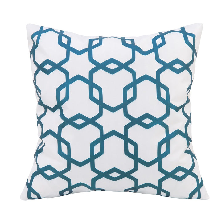 Boho Waterproof Geometric Throw Pillow Covers for Outdoor and Indoor Use