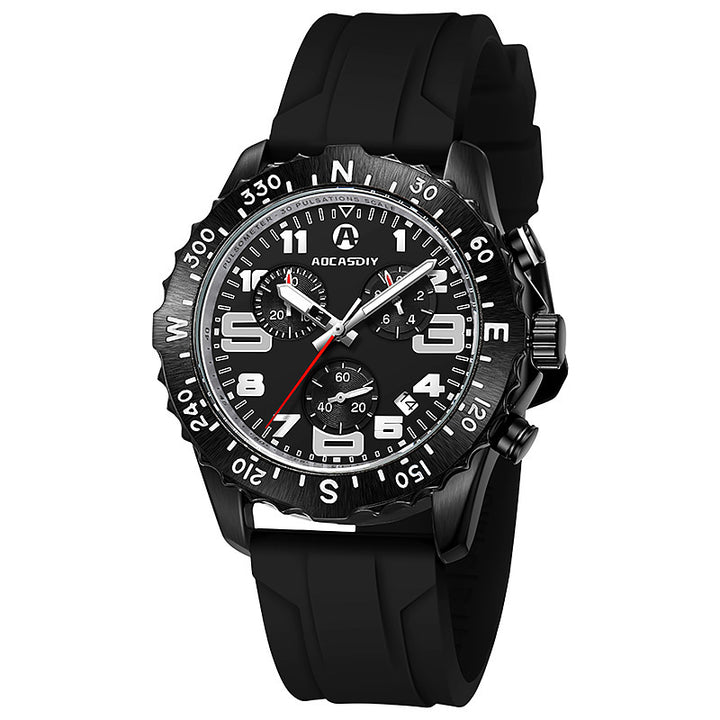 Fashionable Multifunctional Timing Waterproof Quartz Watch