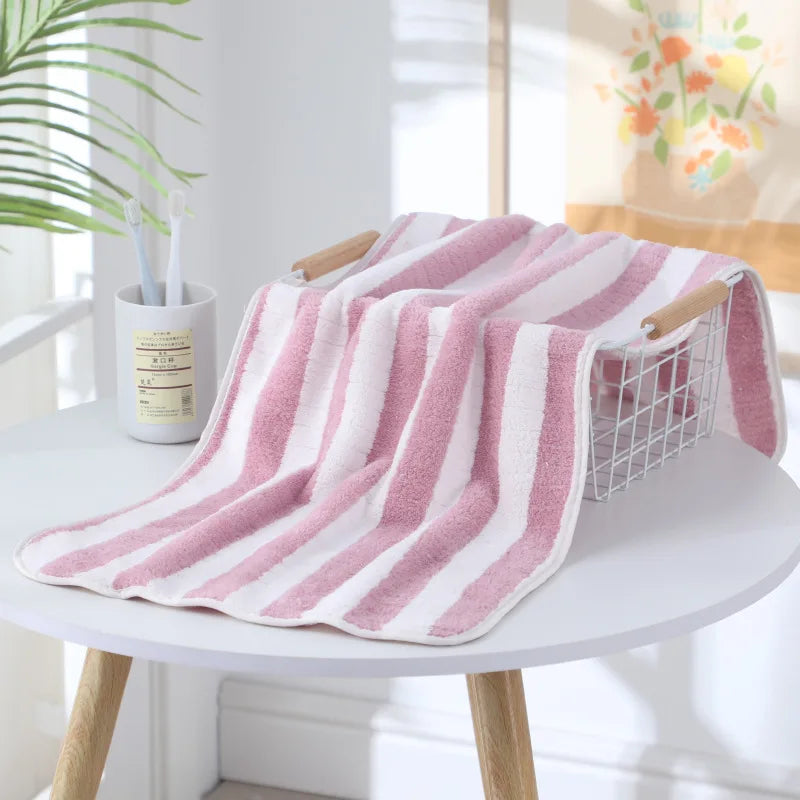 Super Absorbent Coral Fleece Dishcloth and Bath Towel