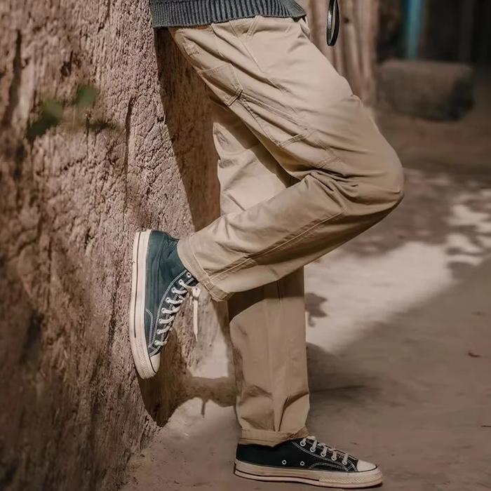 Autumn Loose Straight Cargo Pants for Men