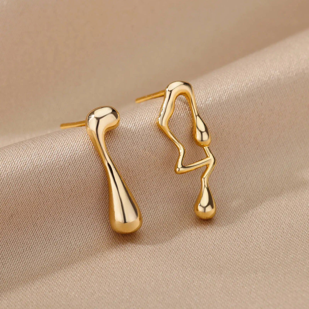 Liquid Stud Earrings