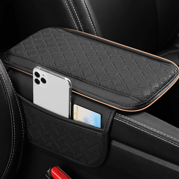 Universal Car Armrest Pad Cushion with Storage - Comfort & Protection