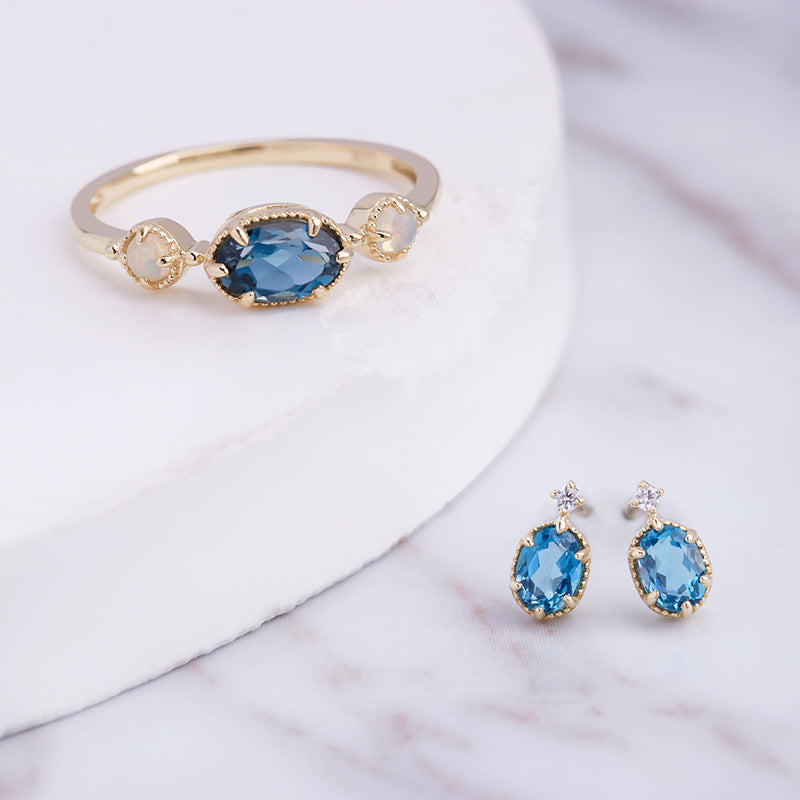 But London Blue Topaz Earrings