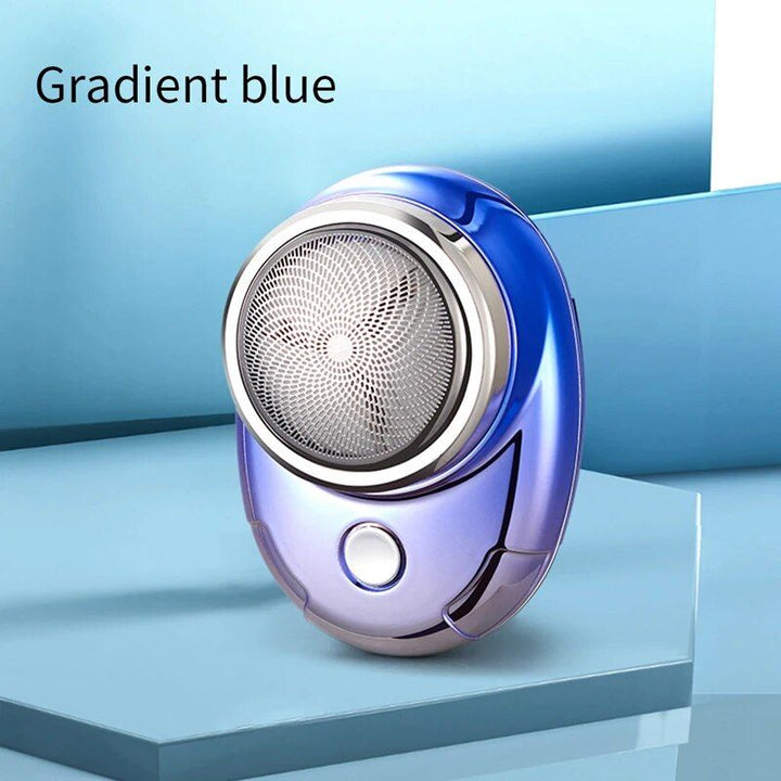 Portable Mini Electric Shaver for Men with Triple Blade - Rechargeable, Washable & Cordless