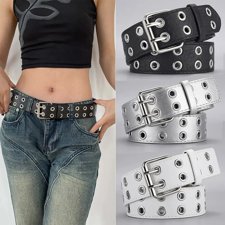 Unisex Double Hole Belt