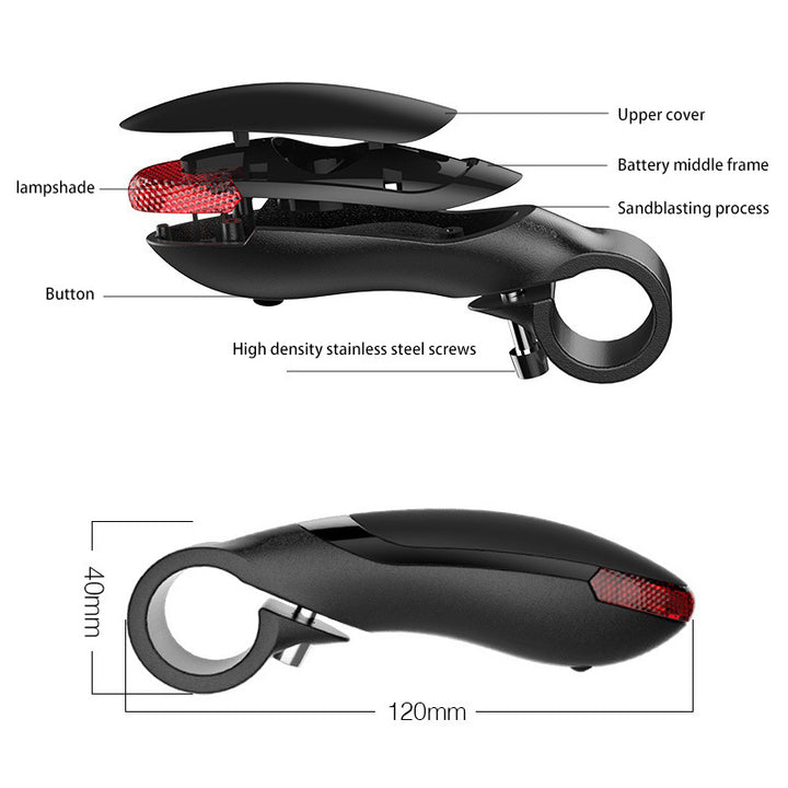 Bicycle LED with light vice handle