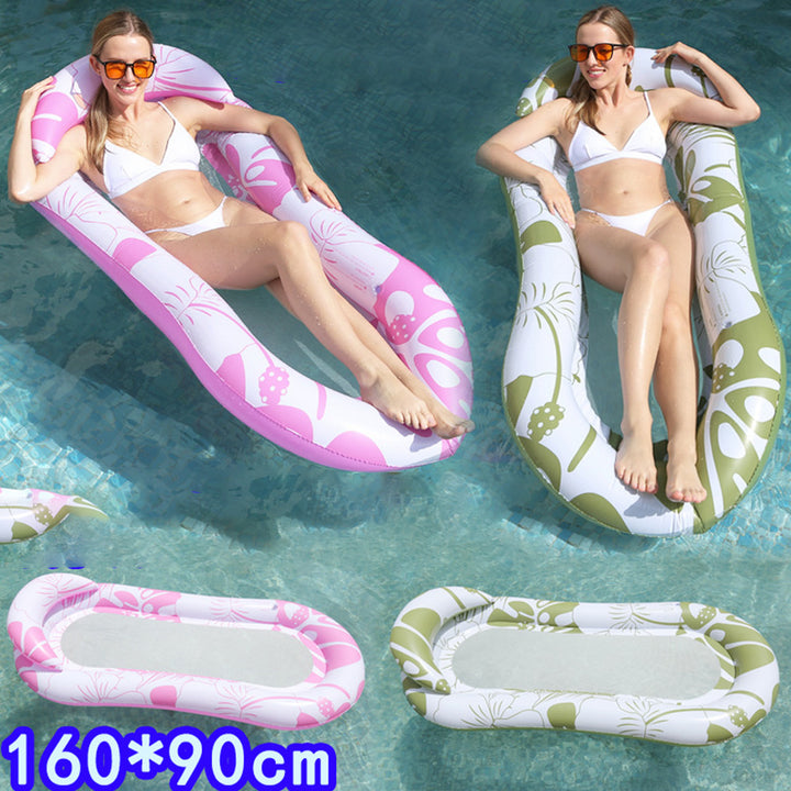 Inflatable PVC Folding Mesh Lounger