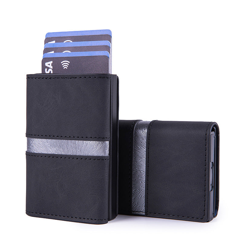 Card Holder Aluminum Box Anti-theft Portable