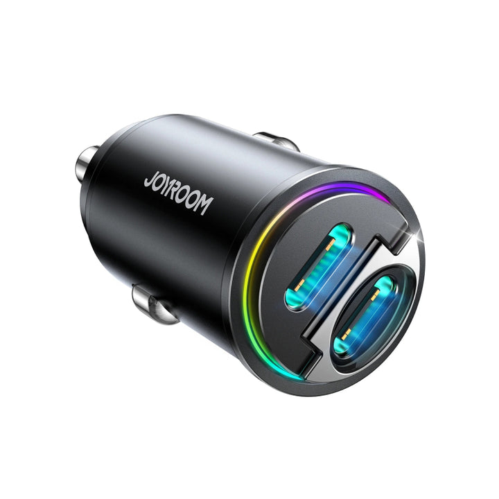 90W Dual Port USB C Car Charger with Pull Ring Design & Fast Charging