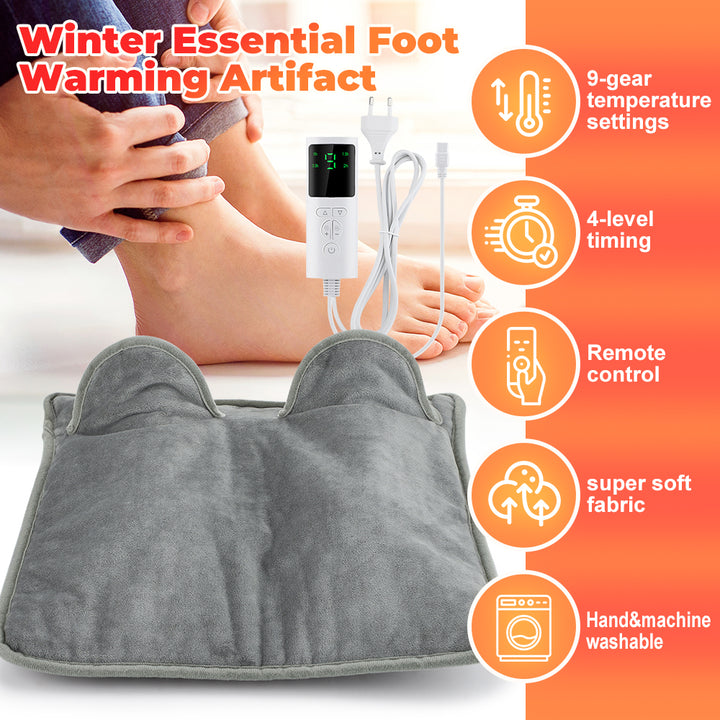 Electric Heating Foot Warmer - 9 Gear Winter Warming Device for Hands & Feet