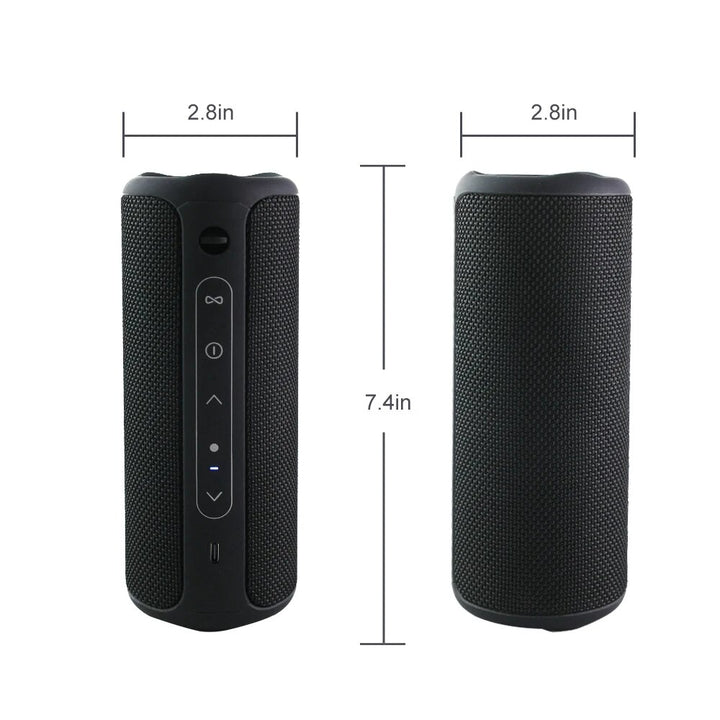 30W Portable Bluetooth Speaker | IPX7 Waterproof, TWS Dual Pairing, RGB Lighting & Bass Boost