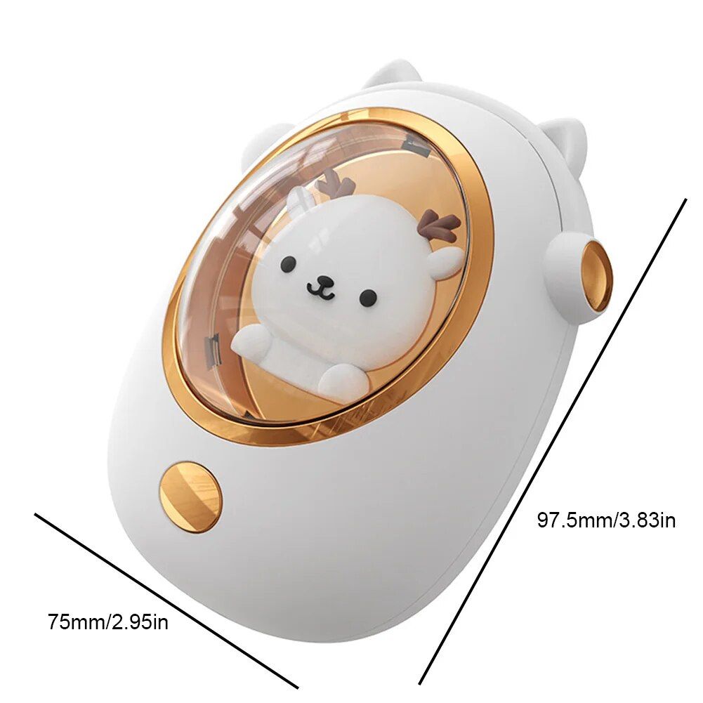 Rechargeable Cute Deer Mini Hand Warmer Portable Heater