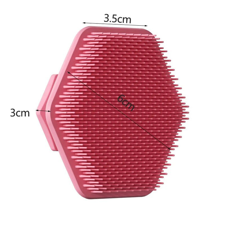 Silicone Mini Facial Scrub Brush - Compact Deep Clean and Massage Tool