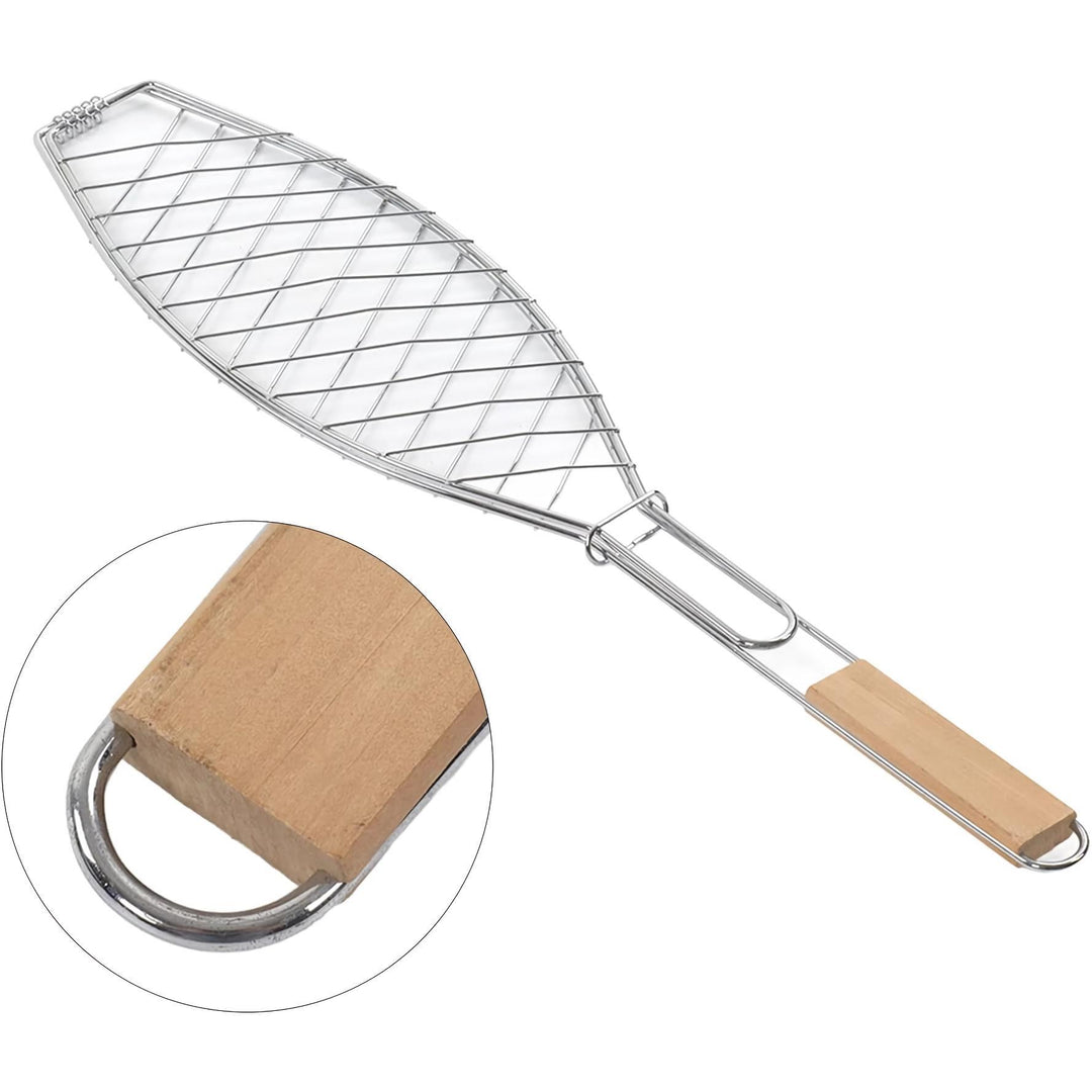 Flexible Nonstick BBQ Fish & Vegetable Grilling Basket