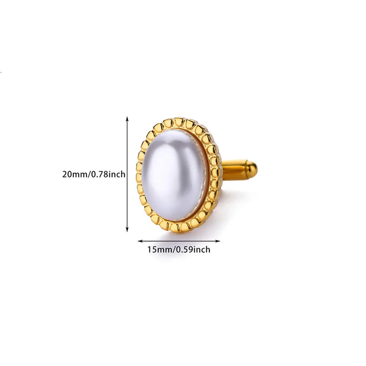 Pearl Cufflinks for Men