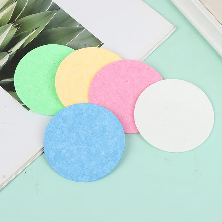 10Pcs Compressed Facial Cleansing Sponges