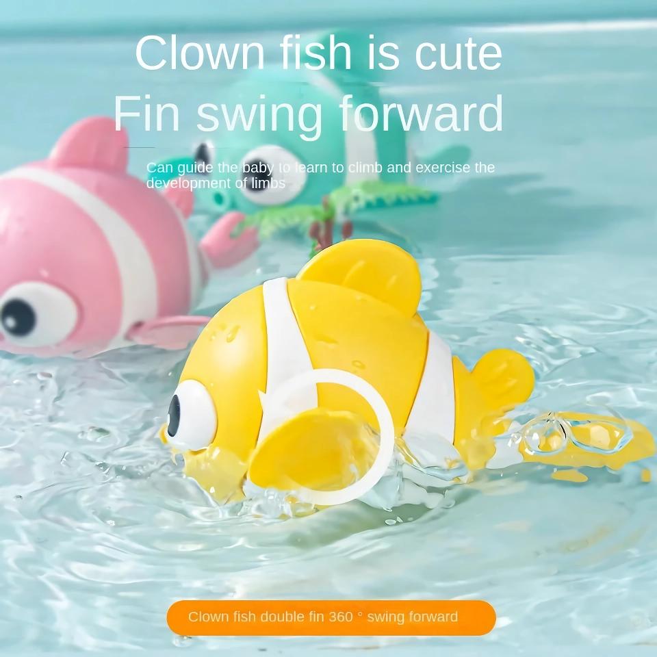 Baby Bath Wind-Up Swimming Fish Toy