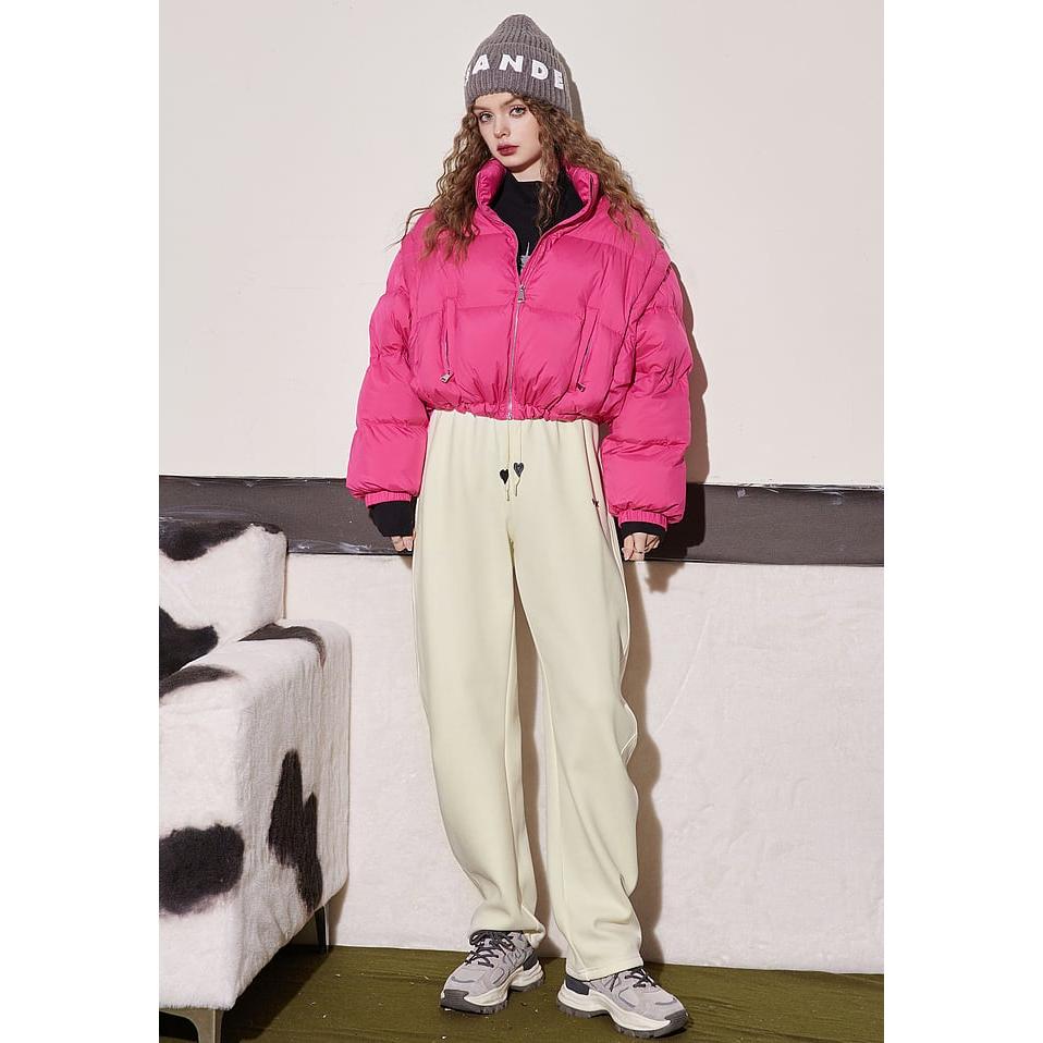 High Waist Fleece Sports Pants