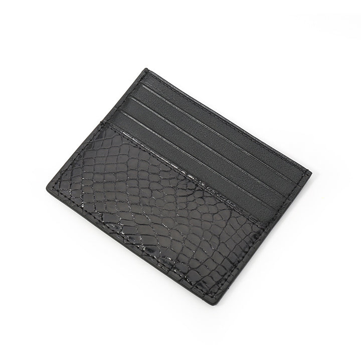 Multiple Card Slots Genuine Leather Ultra-thin Card Holder Wallet