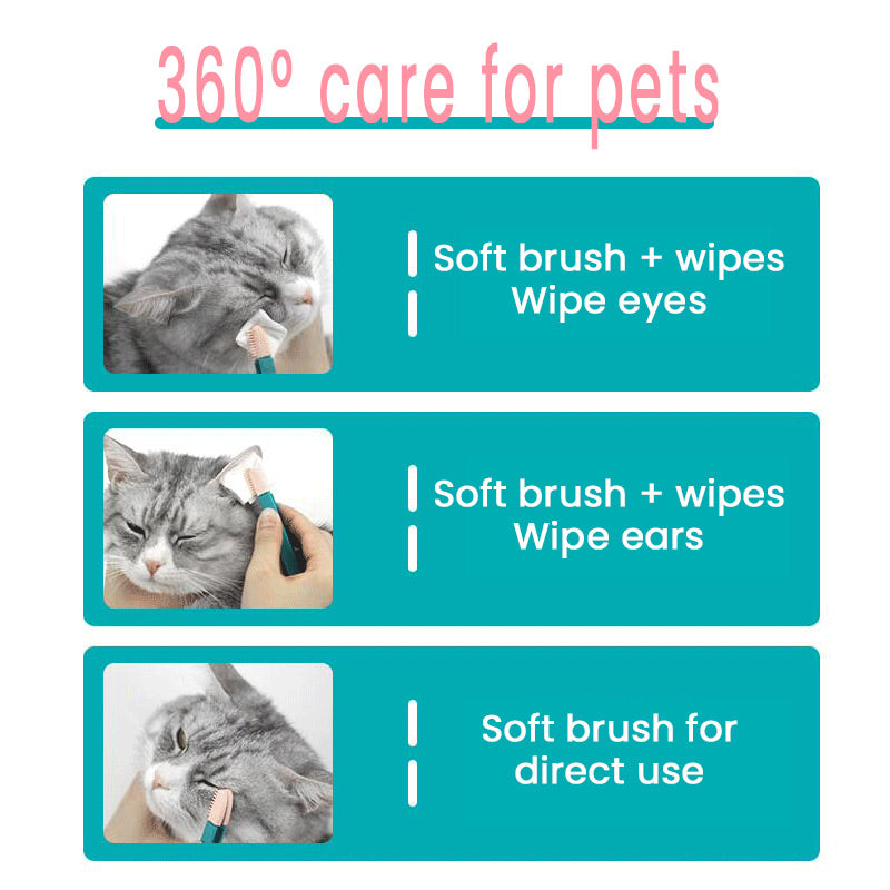 Soft Pet Eye Cleaning Brush