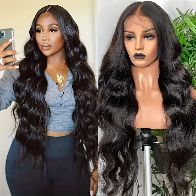 12A Front Lace Full-head Wig Long Bangs Wavy Curly Hair