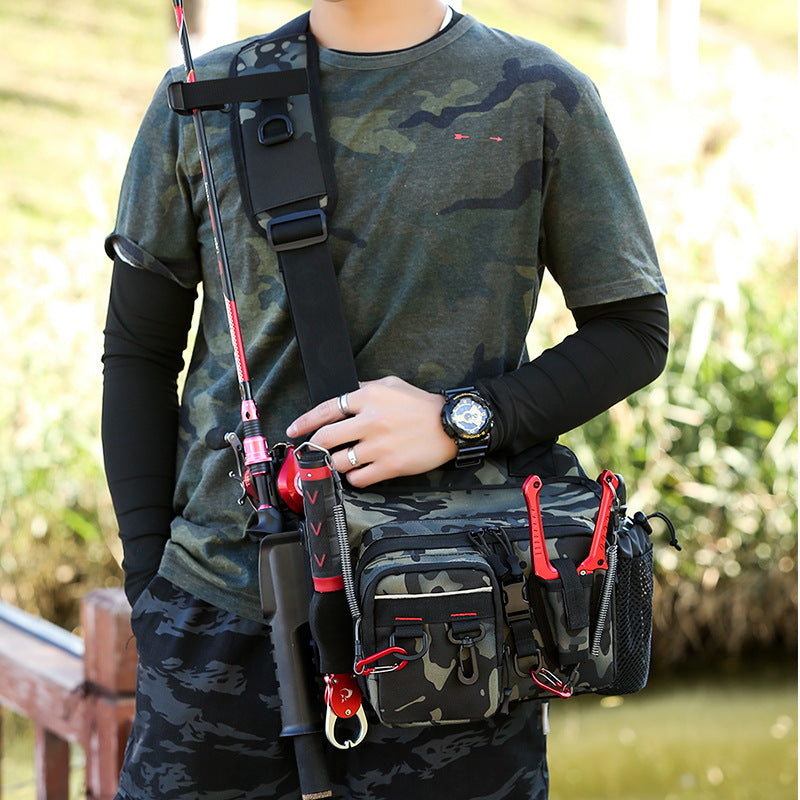 Men's Crossbody Multifunctional Lure Waist Bag