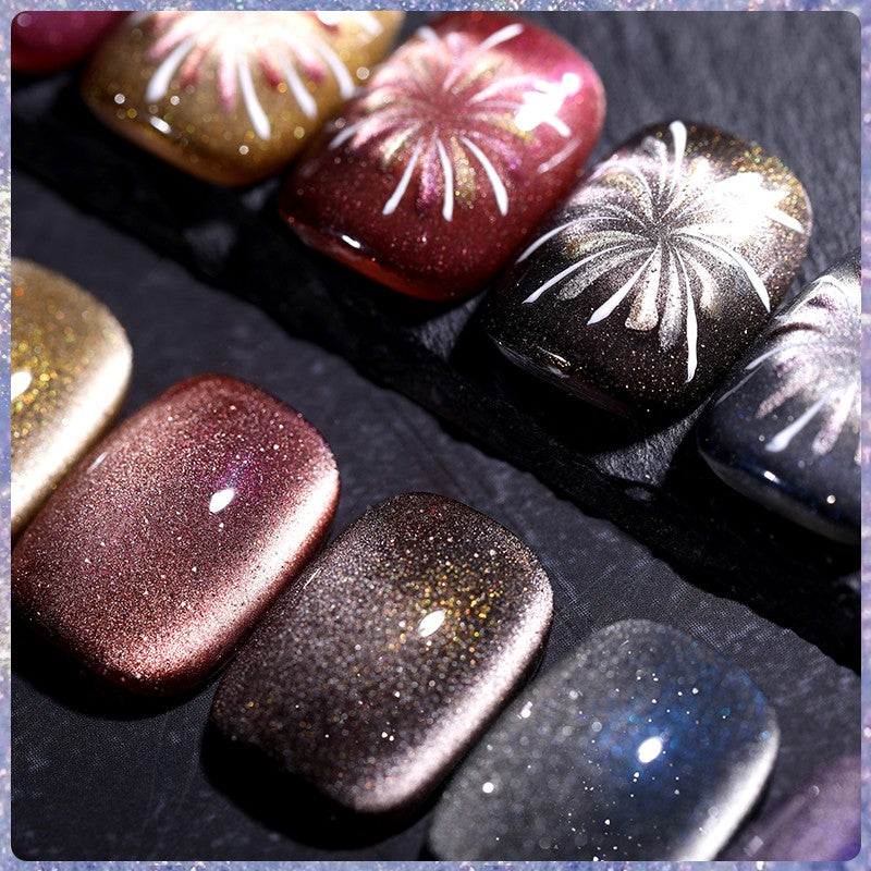 10ML Reflective Moonlight Cat Magnetic Gel Nail Polish