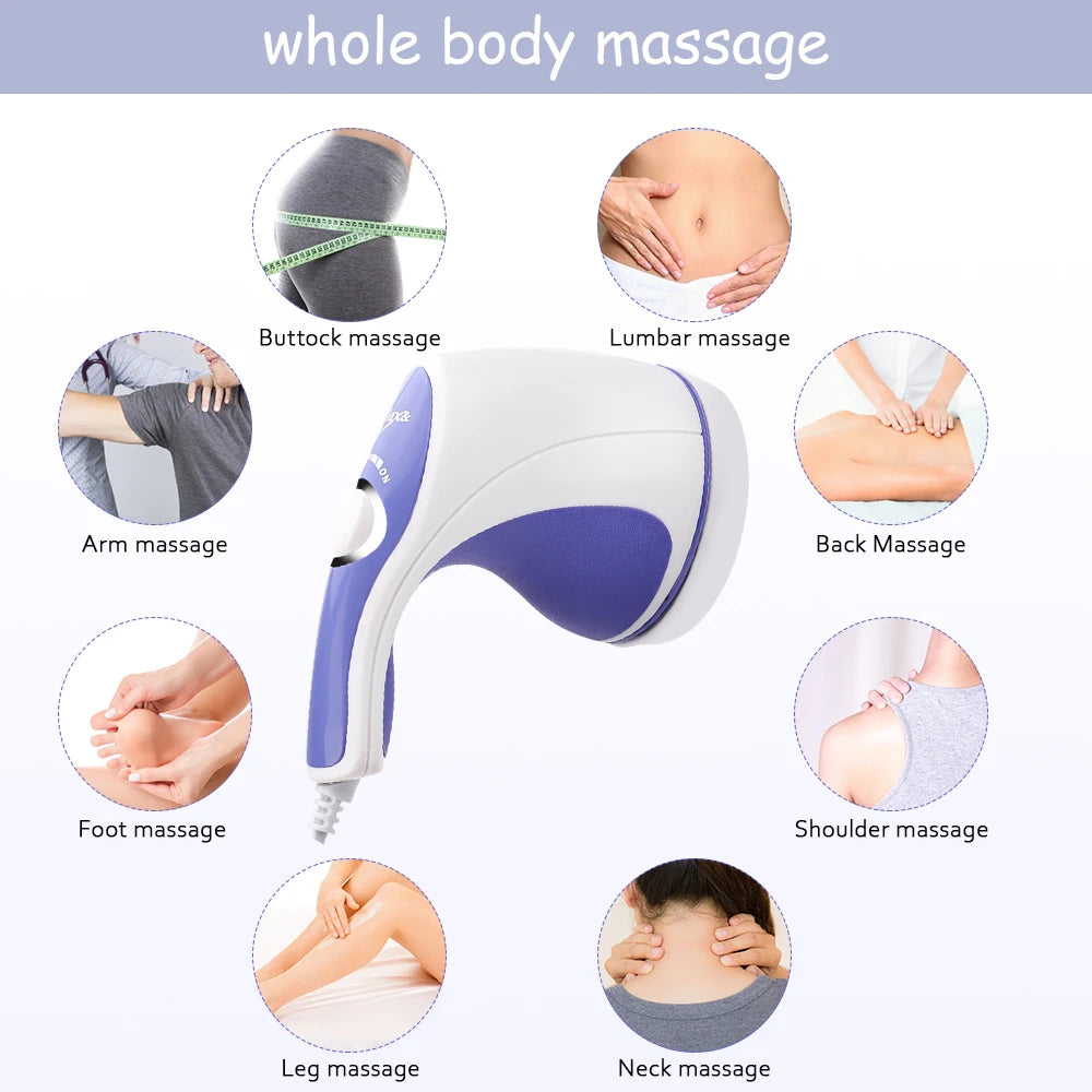 Portable Deep Tissue Body Massager for Muscle Relaxation and Slimming