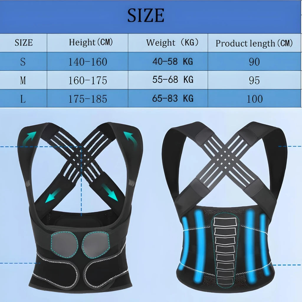 Adjustable Posture Corrector for Women and Men