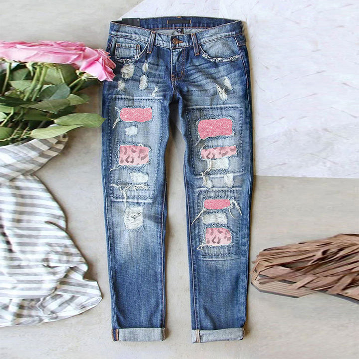 Summer Street Hipster Denim With Hole Trousers